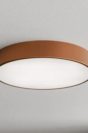 Plafoniera Cleo 500, rame, sensore, IP54, Ø 50 cm, metallo Ultimissimo Modello