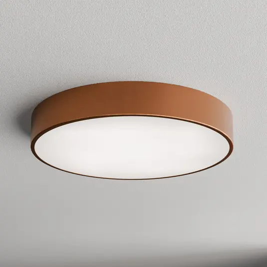 Plafoniera Cleo 500, rame, sensore, IP54, Ø 50 cm, metallo Ultimissimo Modello