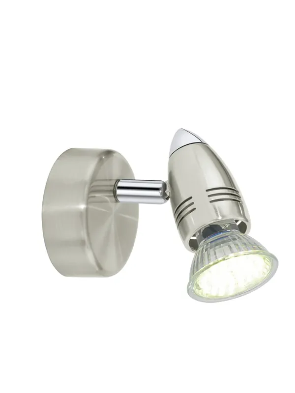 Faretto spot moderno nickel 1 luce GL0845 Scelto Dai Clienti