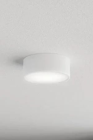 Plafoniera Cleo 200, bianco, sensore, IP54, Ø 20 cm, metallo Offerta Speciale
