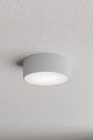 Plafoniera Cleo 200, grigio, sensore, IP54, Ø 20 cm, metallo Prezzo Basso