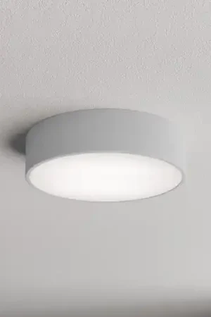 Plafoniera Cleo 300, grigio, sensore, IP54, Ø 30 cm, metallo Prezzo Conveniente