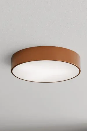 Di Tendenza Plafoniera Cleo 400, rame, sensore, IP54, Ø 40 cm, metallo