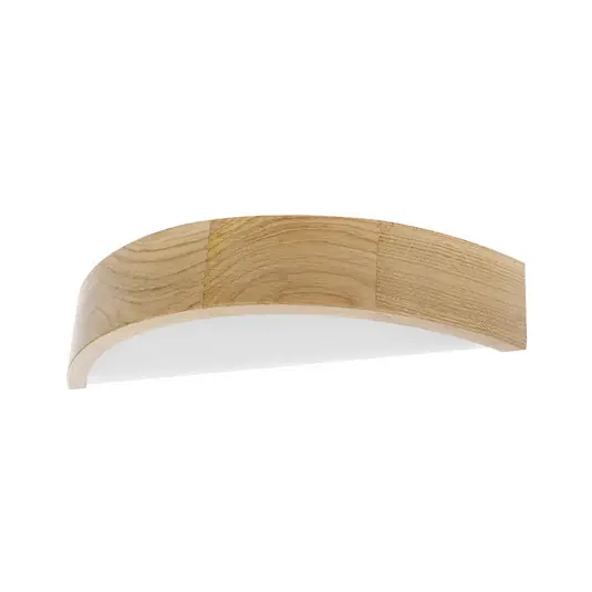Direttamente Dal Produttore Applique Cleo D1DR410, legno di quercia, lunghezza 41 cm, E27