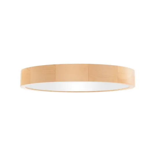 Sconto Plafoniera Cleo DR800, legno di pino, Ø 80 cm, a 6 luci, E27