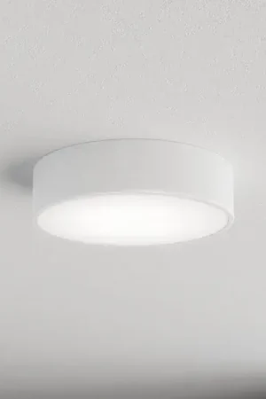 Quantità Limitata Plafoniera Cleo 300, bianco, sensore, IP54, Ø 30 cm, metallo