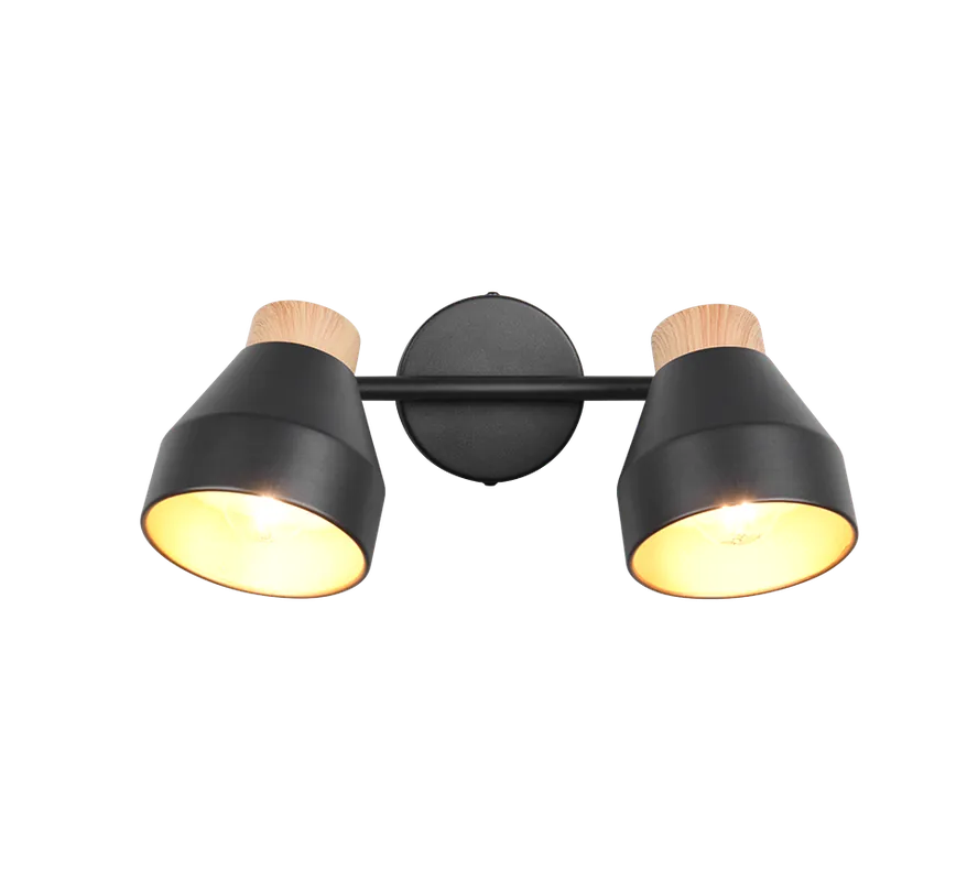 Pagamento Sicuro Faretto orientabile 2 luci E14 32 cm Trio Lighting R81922032