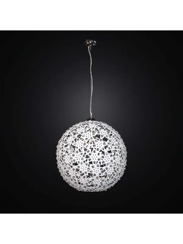 Direttamente Dal Produttore Lampadario moderno bianco design cristallo 1 luce BGA 2790/S40