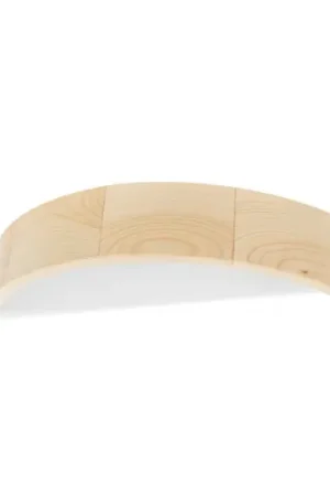 Applique Cleo D1DR410, legno di pino, lunghezza 41 cm, E27 Ultime Pezzi