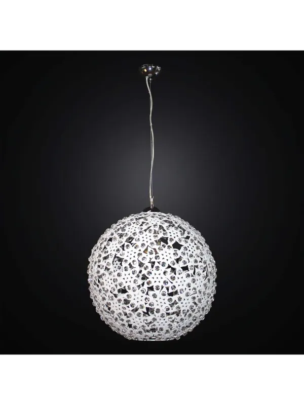 Prezzo Basso Lampadario moderno bianco design cristallo 1 luce BGA 2790/S50