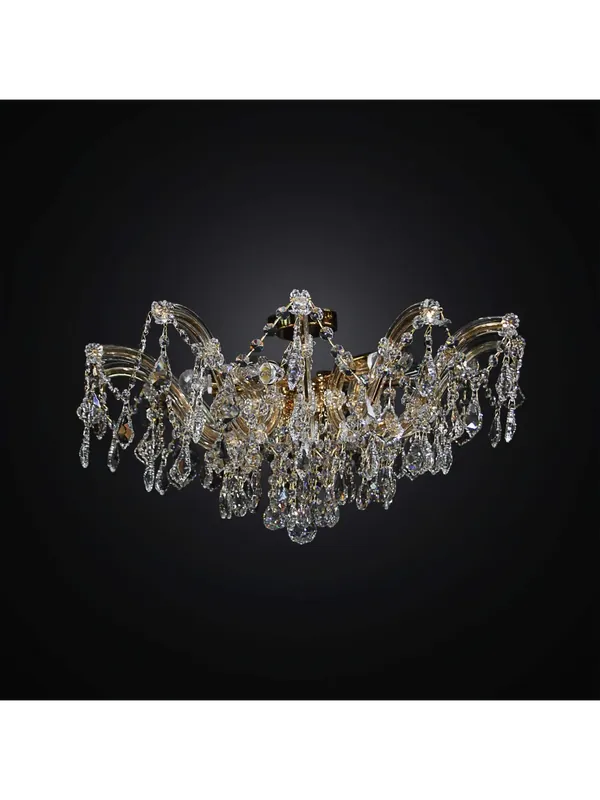Offerta Limitata Plafoniera classica in cristallo oro 6 luci BGA 2888/PL60 design swarovsky