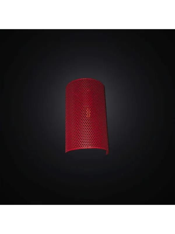 Applique moderno design rosso 1 luce BGA 2889/A Di Tendenza