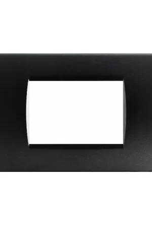 8003-02 mapam placca tecnopolimero 3p nera compatibile living pm3764 A Buon Prezzo