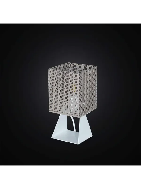 Lumetto moderno design tortora e bianco 1 luce BGA 2894/LP Vendita Finale