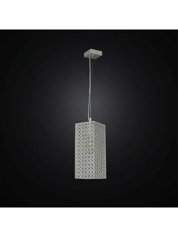 Non Perdere Lampadario moderno design quadrato tortora 1 luce BGA 2894/P1