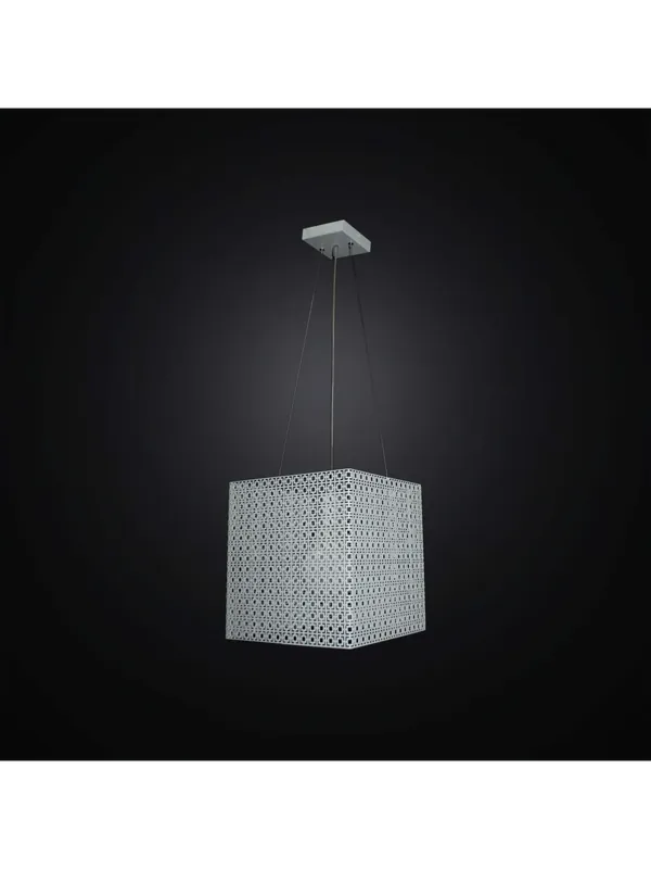 Non Perdere Lampadario moderno design quadrato bianco 1 luce BGA 2894/S30