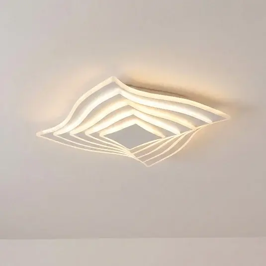 Nuova Collezione Lindby Plafoniera LED Rebeka, 47x47 cm, CCT, telecomando