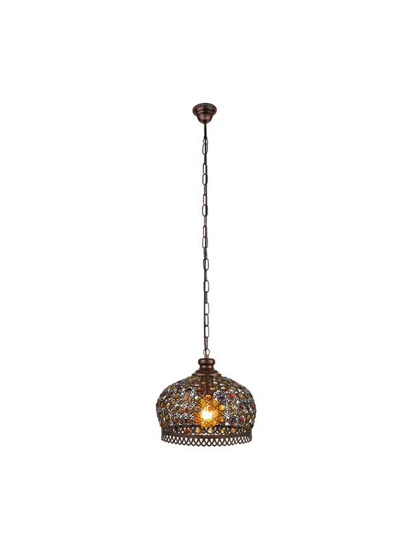Compra Oggi Stesso Lampadario vintage rame antico 1 luce GL0772