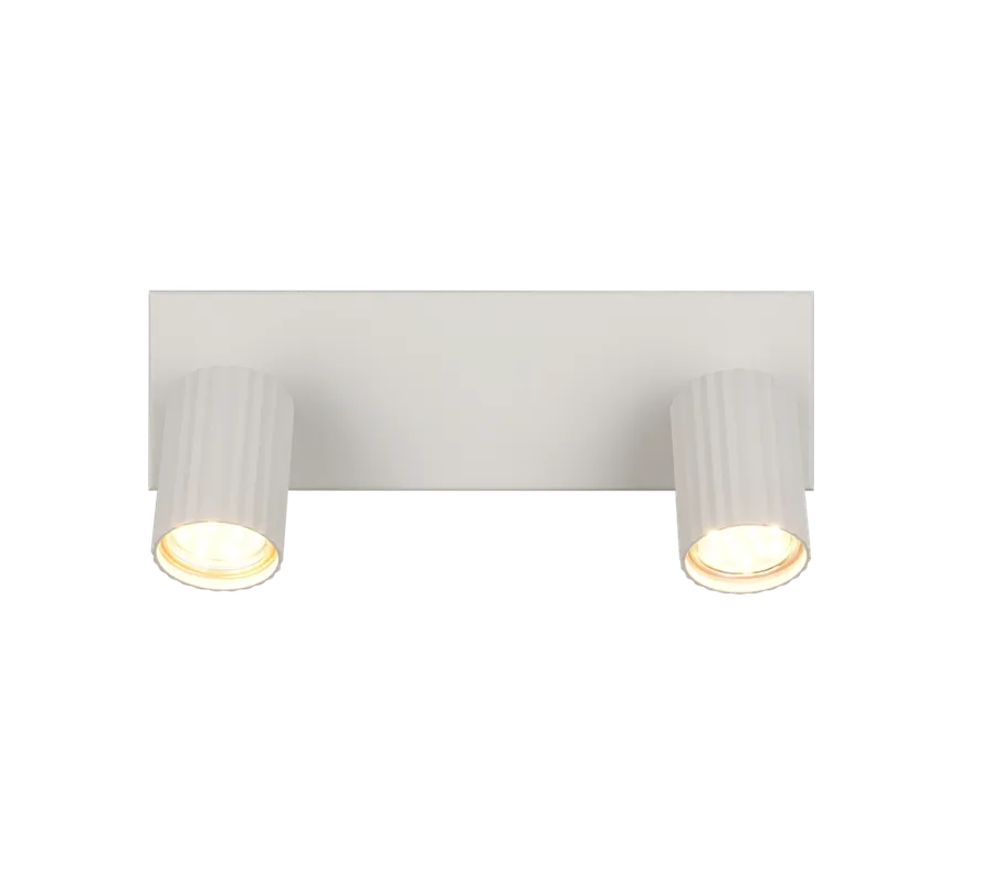 Compra Online Faretto barra 2 spot orientabili metallo grigio caldo 867700276
