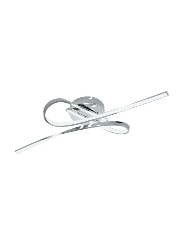 Plafoniera a led moderna cromata design GL0808 Soddisfatti O Rimborsati