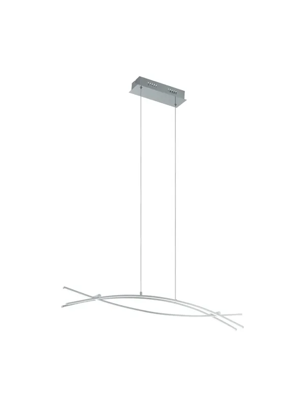 Bestseller Lampadario a led moderno cromato 27w design GL0811