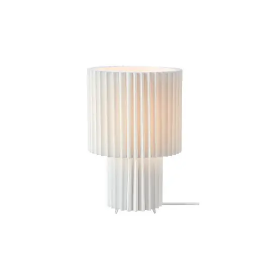 Markslöjd Lampada da tavolo Catis, bianco, 32 cm di altezza, tessuto, E27 Occasione Imperdibile