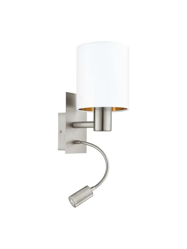 Compra Online Applique a led moderno in tessuto bianco GL0826