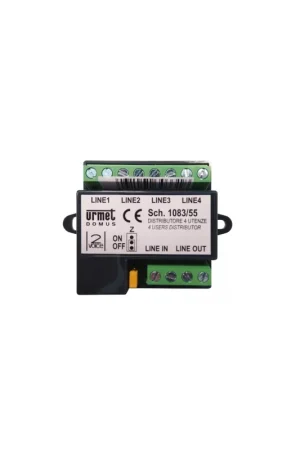 Esclusivo Distributore video monitor 4 utenze 2voice 1083/55 urmet