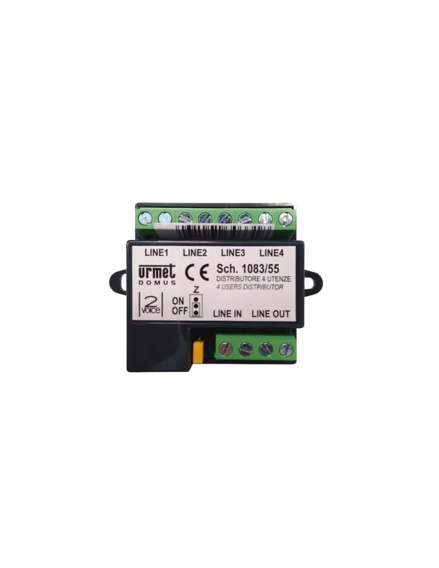 Esclusivo Distributore video monitor 4 utenze 2voice 1083/55 urmet
