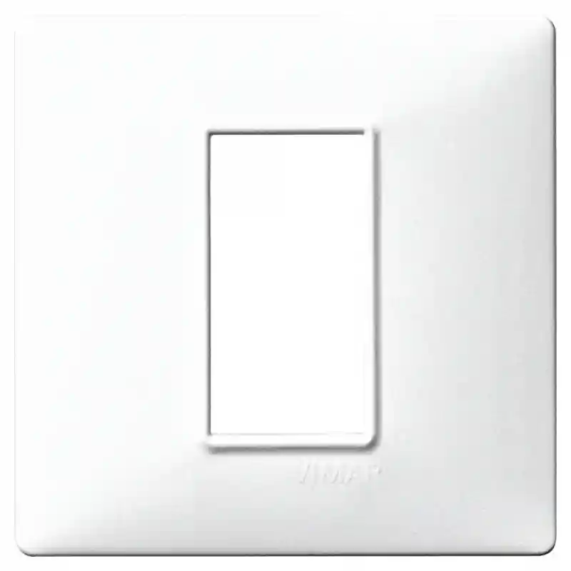 Vimar 14641.01 placca 1 modulo bianca tecnopolimero plana Economico