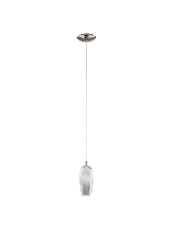 Lampadario moderno nickel 1 luce GL0863 Esclusivo