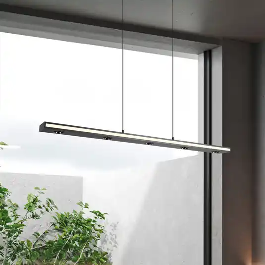 Prezzo Scontato Lampada LED a sospensione Graham, nero, metallo, up/down, CCT, dimmerabile