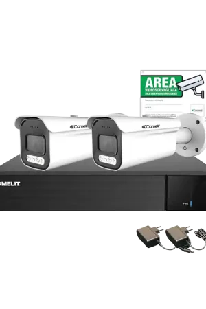 Consegna Rapida Kit di videosorveglianza Smart AHD 5MP 8 Canali Comelit AHKIT008N05A novita‘