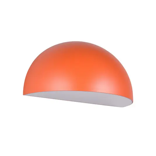Applique da esterno Maas, albicocca, alluminio pressofuso, E27 Spedizione Espresso