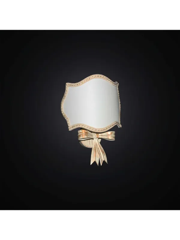 Applique classico in ferro battuto decapè 1 luce BGA 2851/A1 Novità