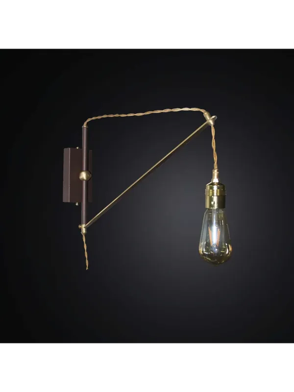 Ordina Subito Applique vintage in ferro battuto e ottone 1 luce BGA 2901/A1