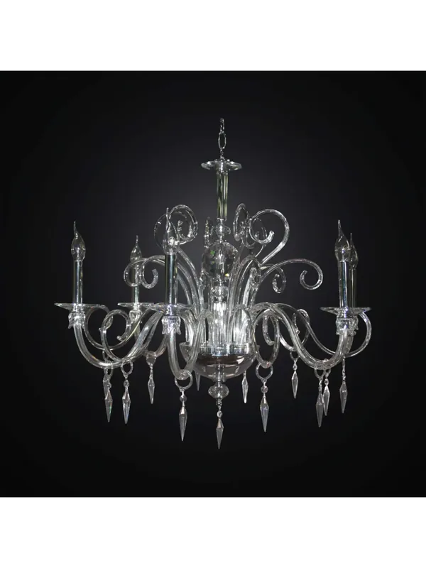 Lampadario cristallo contemporaneo 6 luci BGA 2903/6 design swarovsky Bestseller