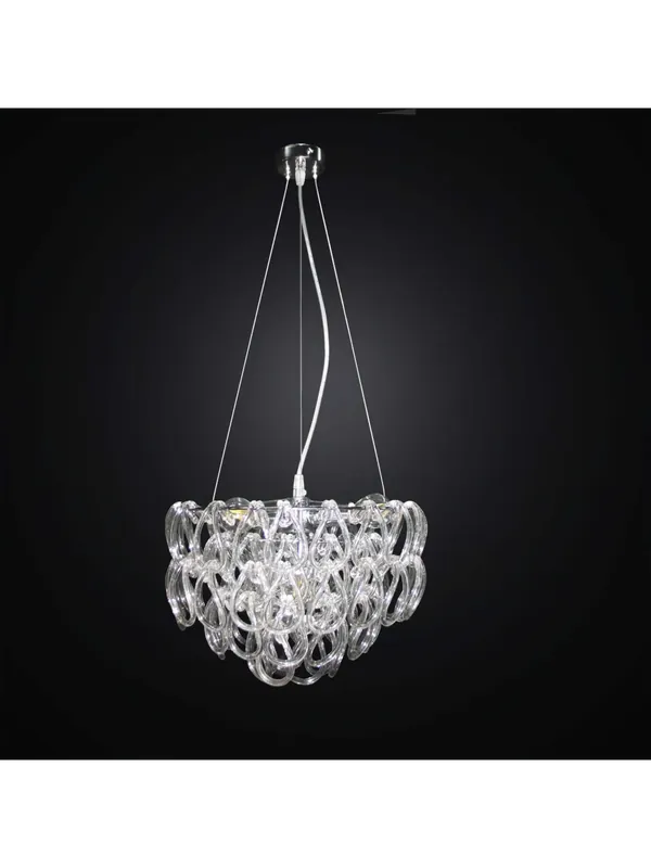 Lampadario moderno ganci in cristallo a 4 luci BGA 2905/S35 Saldi