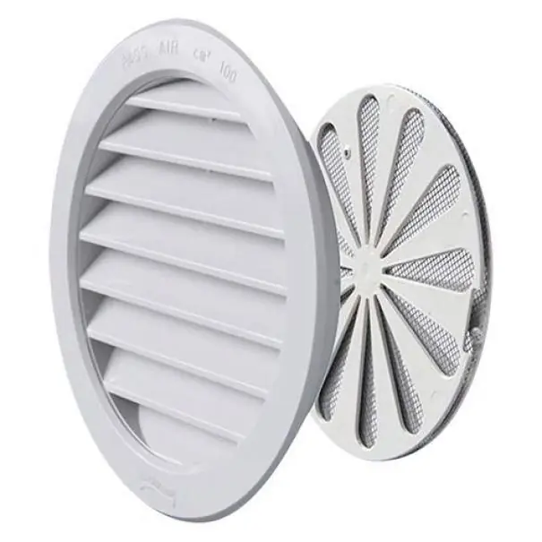Griglia tonda aerazione con dosatore e rete diametro 120 EDIL PLAST T10DRX Ultime Pezzi