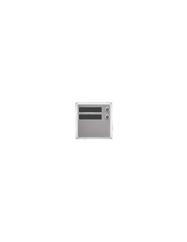 Offerta Lampo Modulo pulsantiera sinthesi alluminio 2pulsanti di chiamata 1148/12 urmet