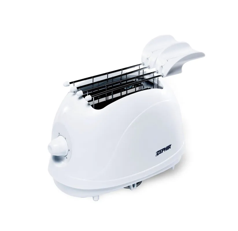 Tostapane elettrico con pinze 750W Zephir ZHC475 bianco compatto Occasione