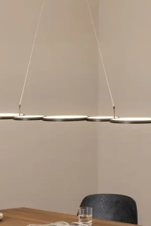 Miglior Prezzo Lampada LED a sospensione Olympia, metallo, nero, 4.000 K