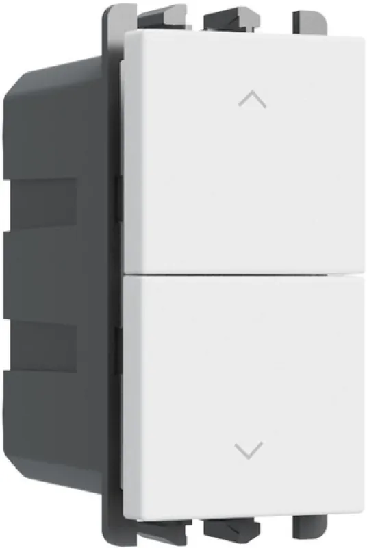 Offerta Speciale Pulsante interbloccato bianco 1 modulo Lybra URMET 27139.B comando assiale