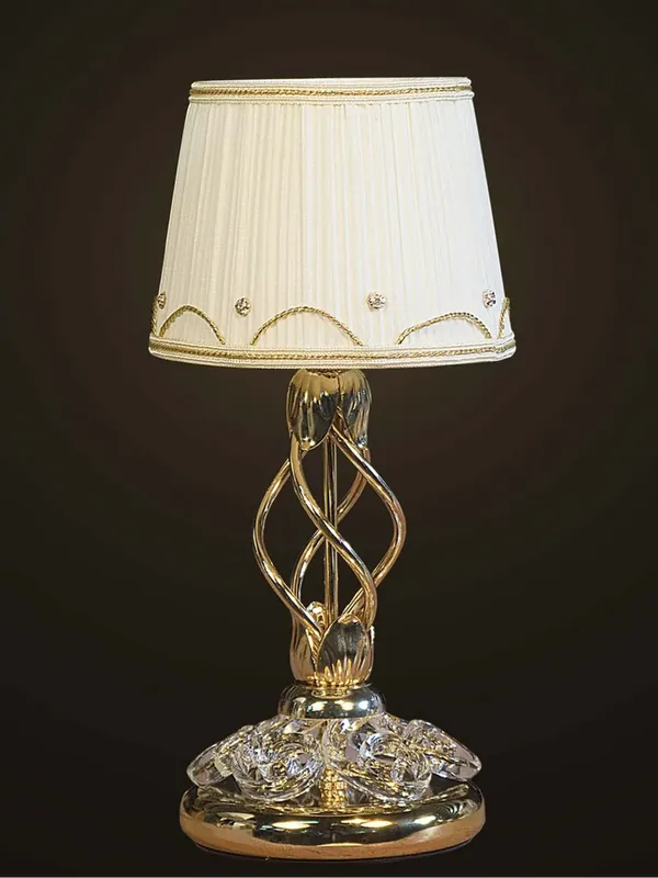 Lumetto cristallo classico oro 1 luce BGA 1671 design swarovsky Economico