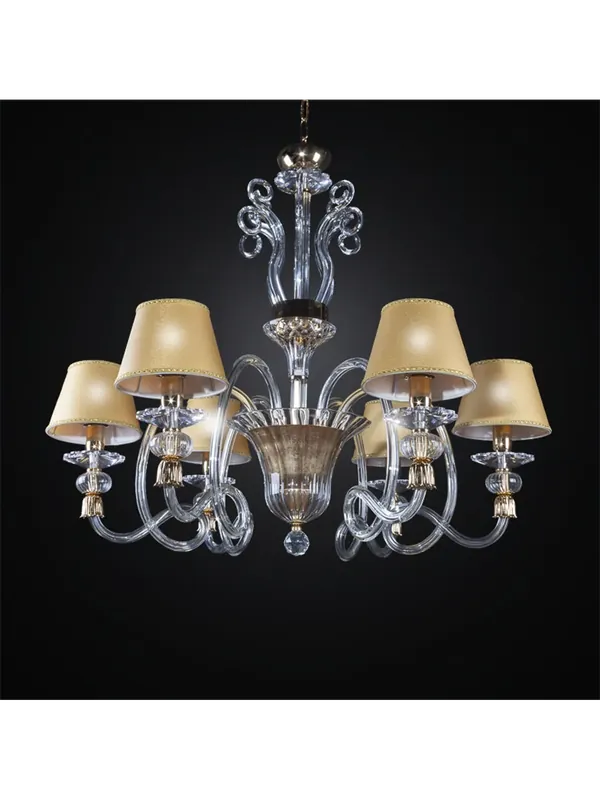 Solo Oggi Lampadario cristallo classico oro 6 luci BGA 2710/6 design swarovsky