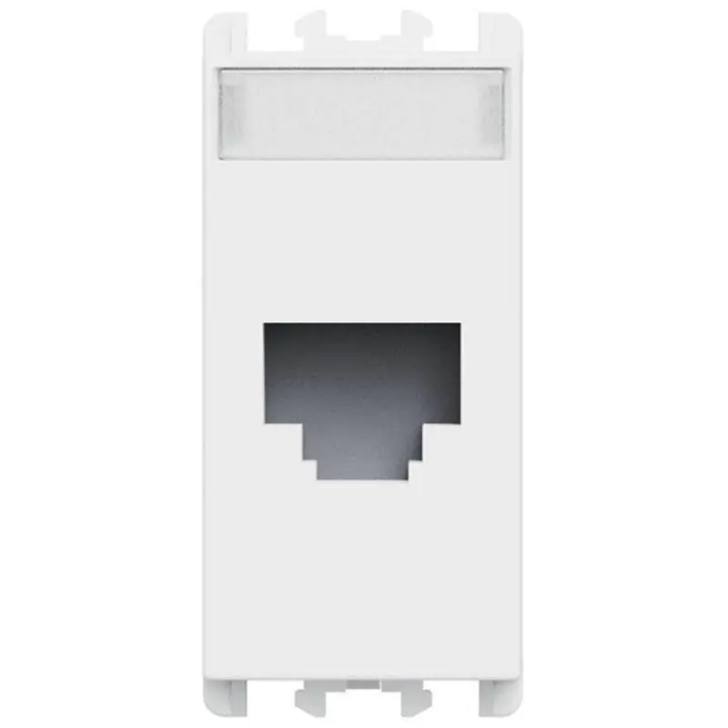 Placca frontale RJ45 per keystone 1 modulo Urmet 27445.B reti LAN Subito Disponibile