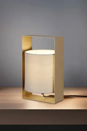 Ultimissimo Modello Lampada da tavolo Pail, caffè, metallo, altezza 27 cm