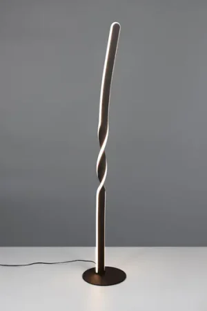 A Buon Prezzo Piantana LED Ginko, nero opaco, metallo, altezza 110 cm