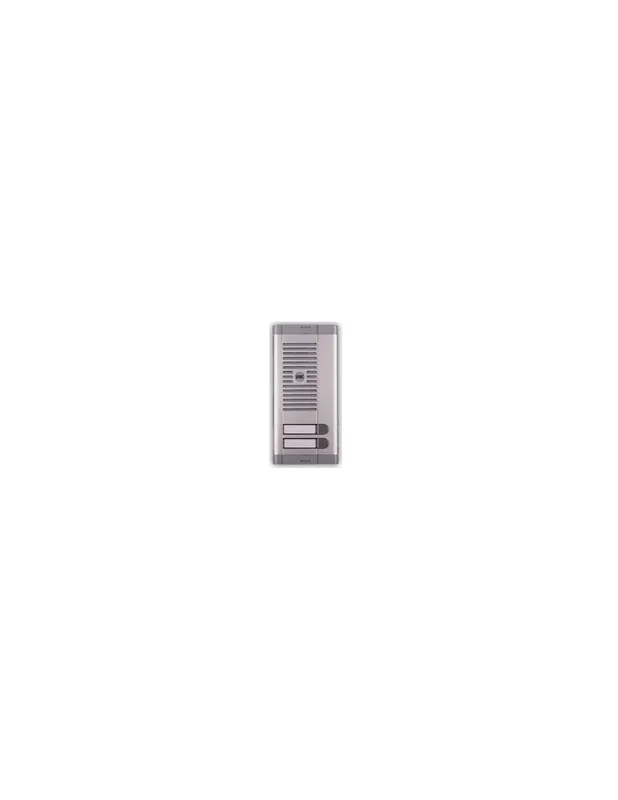 Pulsantiera citofonia alluminio da incasso 2pulsanti 925/102 urmet Ultime Pezzi