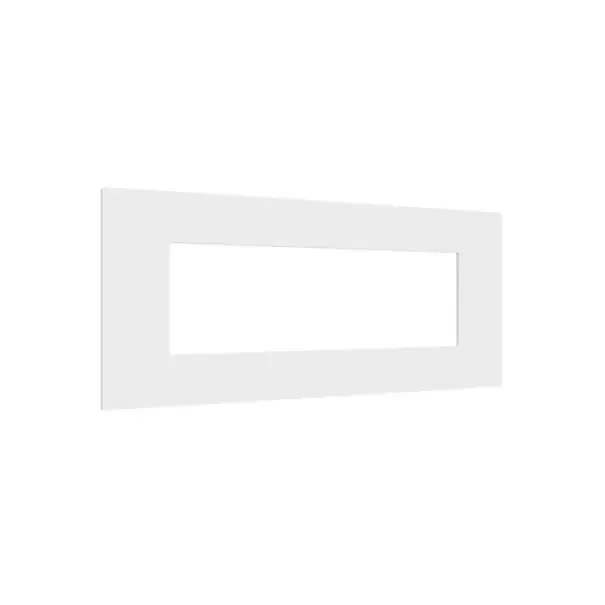 Placca 6 moduli tecnopolimero bianco Urmet 27806.BN Lybra serie Quantità Limitata